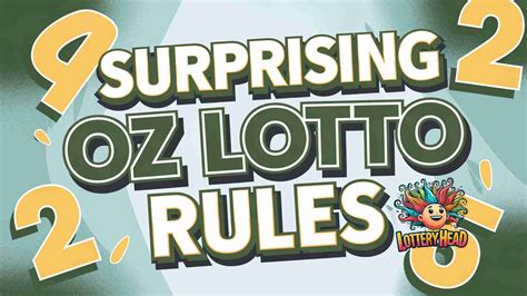 oz lotto rules|Oz Lotto: Official Guide, Rules, Odds & How to Play .